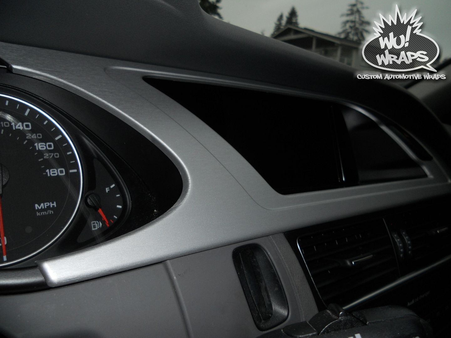 2009 Audi A4 Avant B8 interior trim Vvivid Vinyl 4D True R Gunmetal